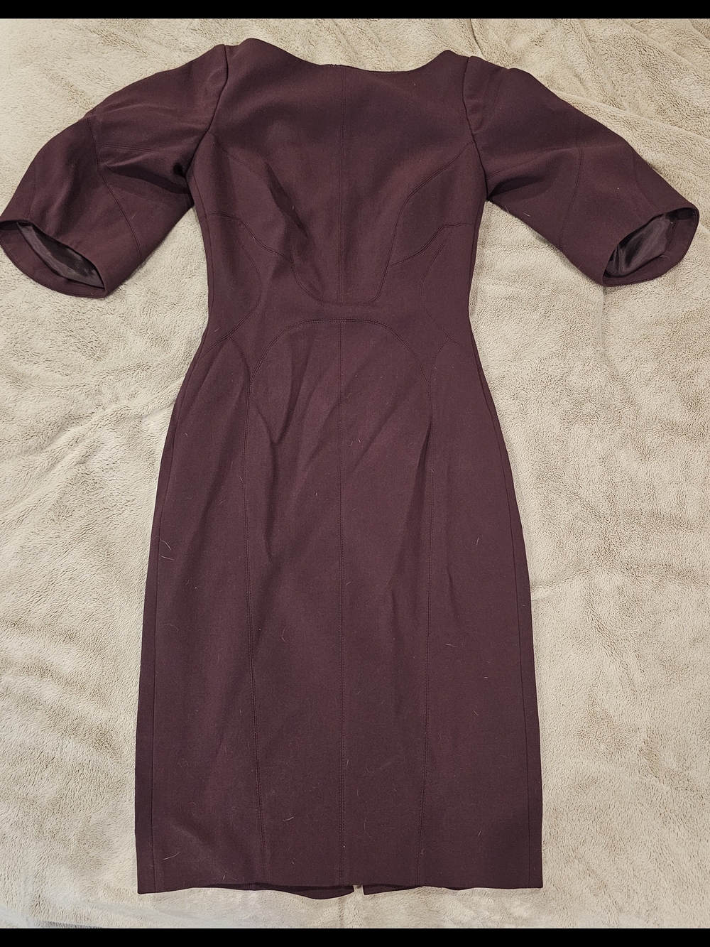 Karen Millen Plum Midi Sheath Dress